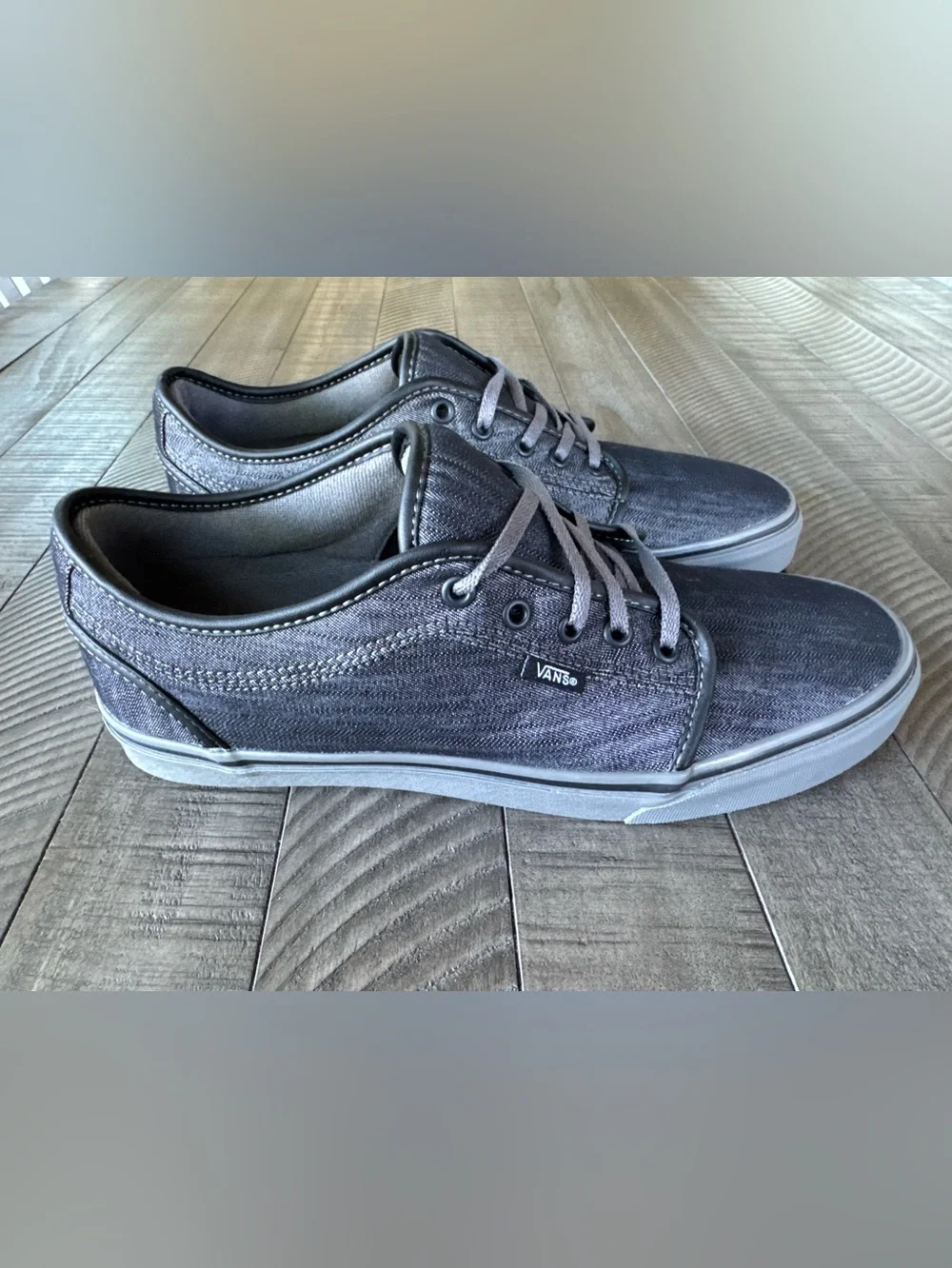 Vans Pro Chukka Low Denim Canvas Sneakers Men's Size 13 (NWOT)